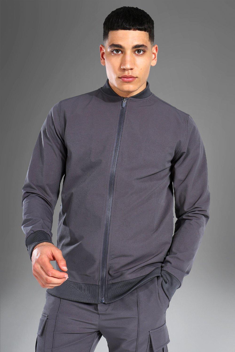 Fitted bomber clearance jacket