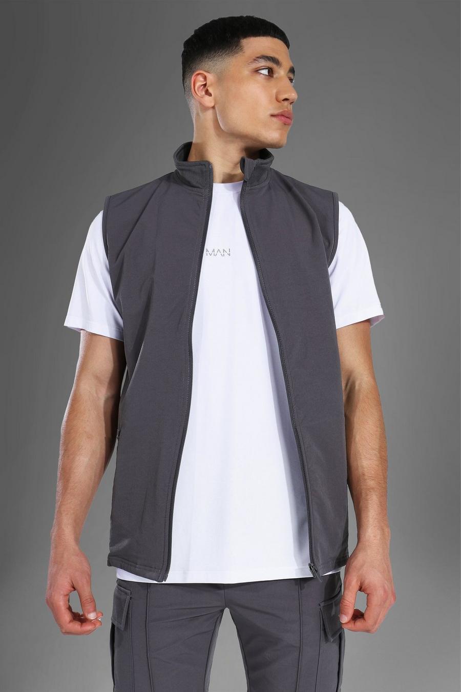 Grey Man Active Nylon Fitted Gilet image number 1