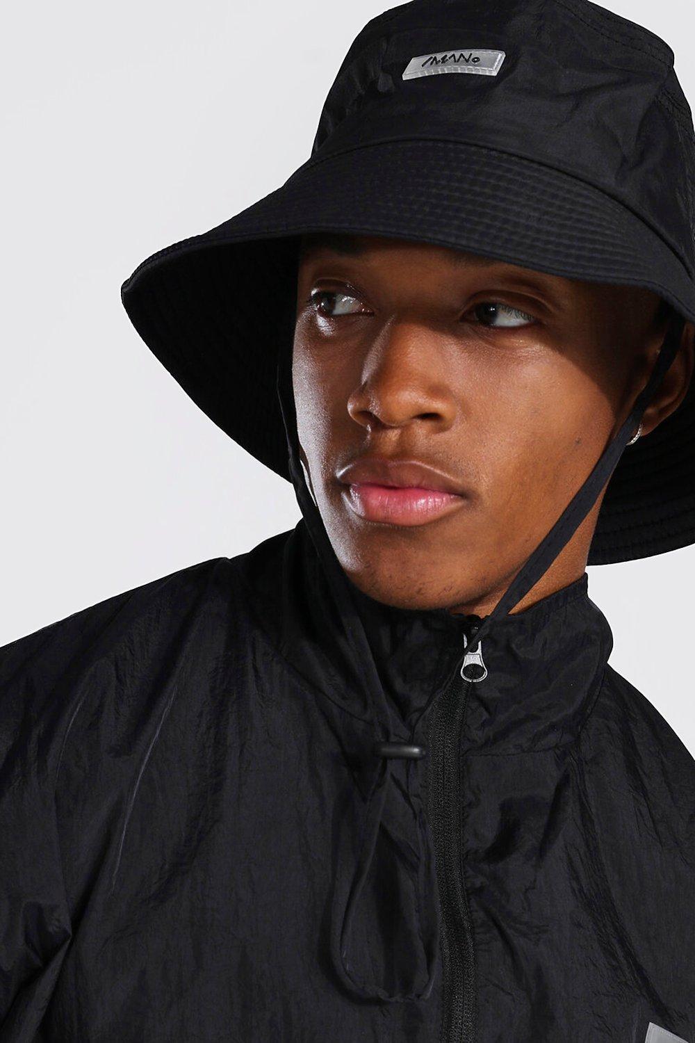 High Shine Nylon Quilted Bucket Hat