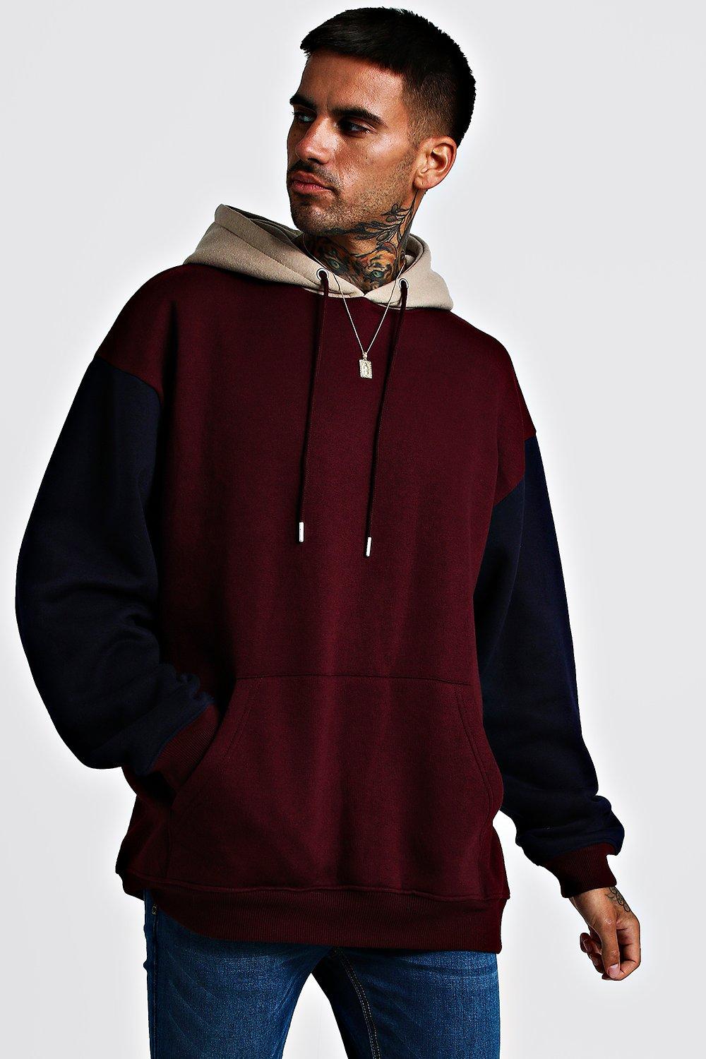 burgundy colour hoodie