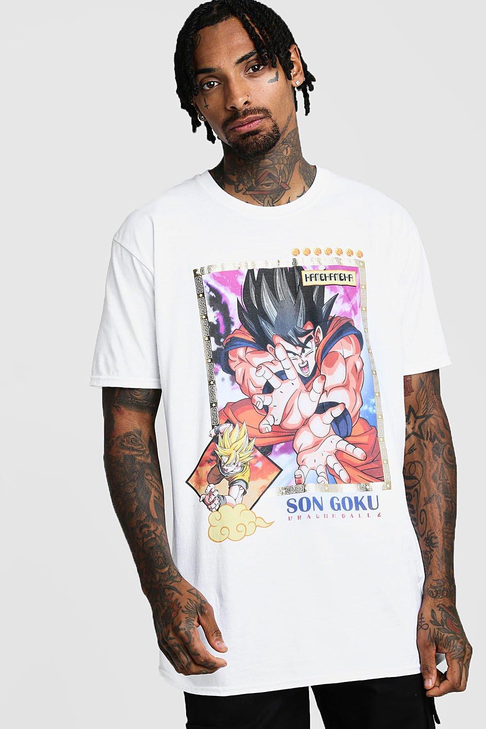 Men S Oversized Dragonball Z T Shirt Boohoo