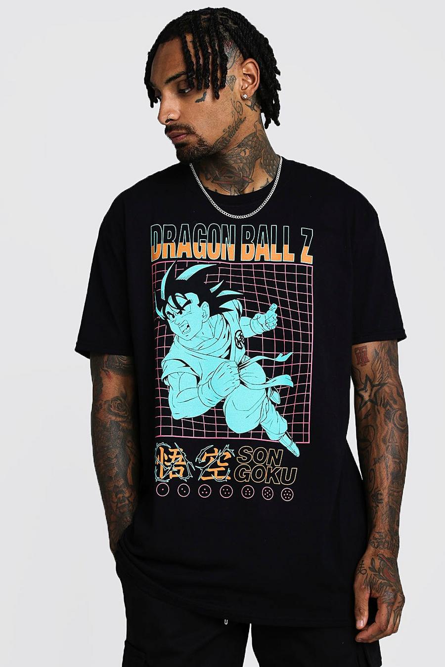 Oversized T-Shirt mit „Dragon Ball Z“-Print, Schwarz image number 1