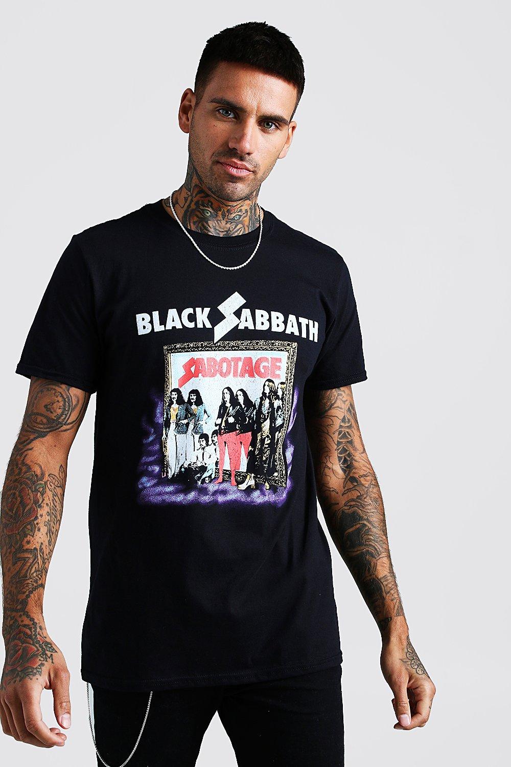 black sabbath t shirt asda