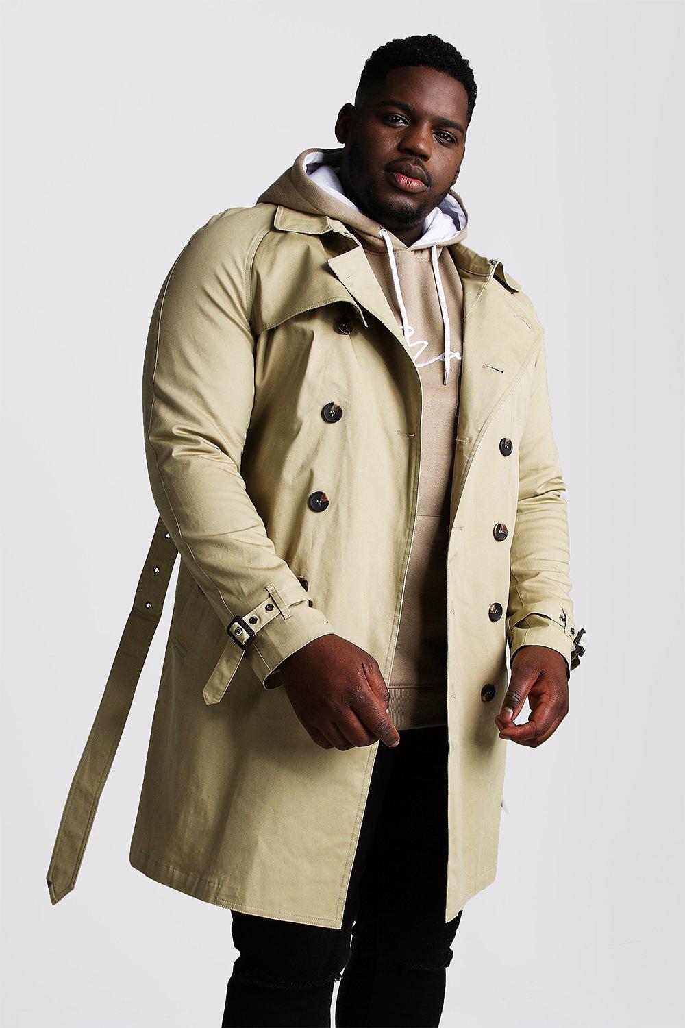 mens plus size coats