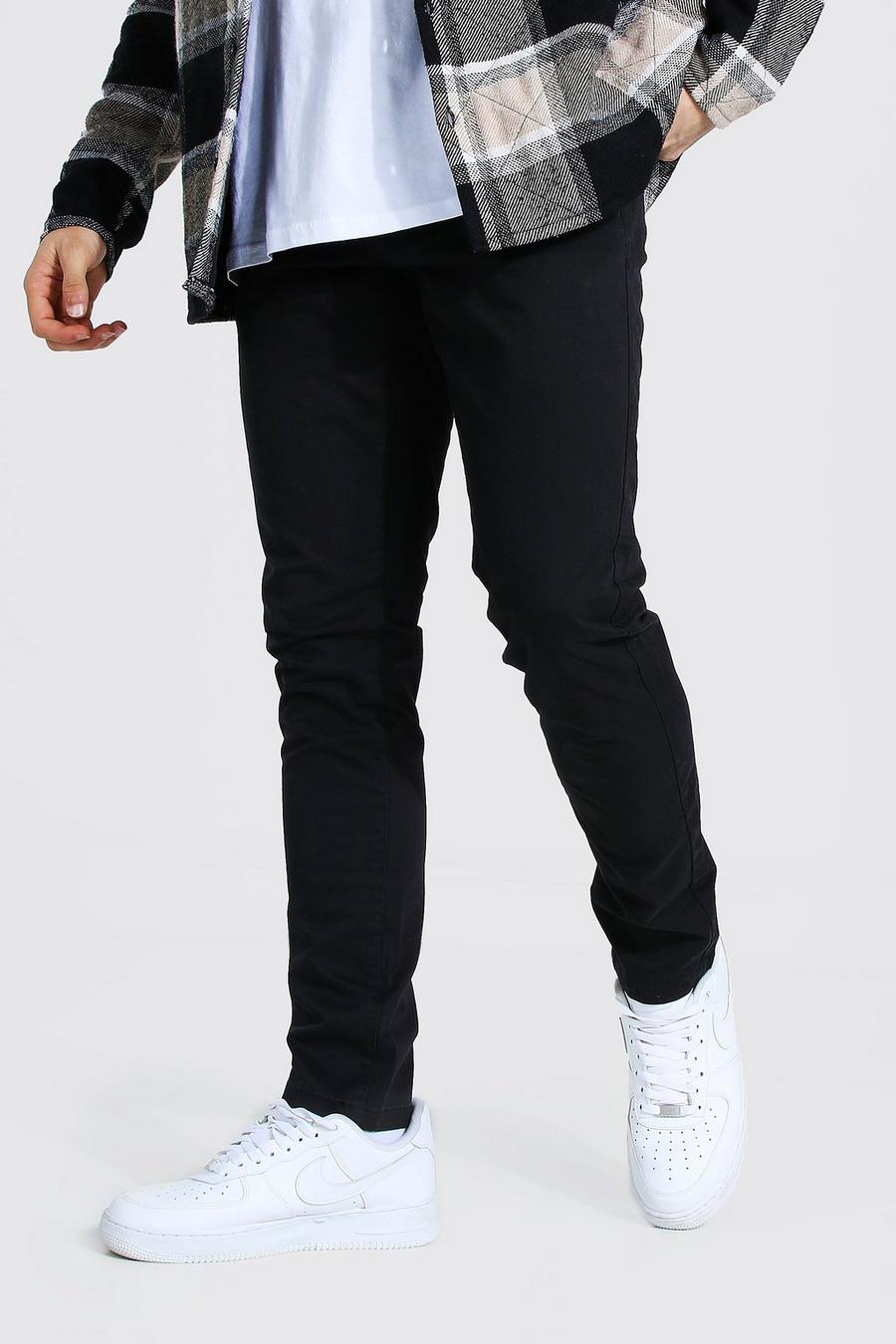 Pantalon chino droit, Black image number 1