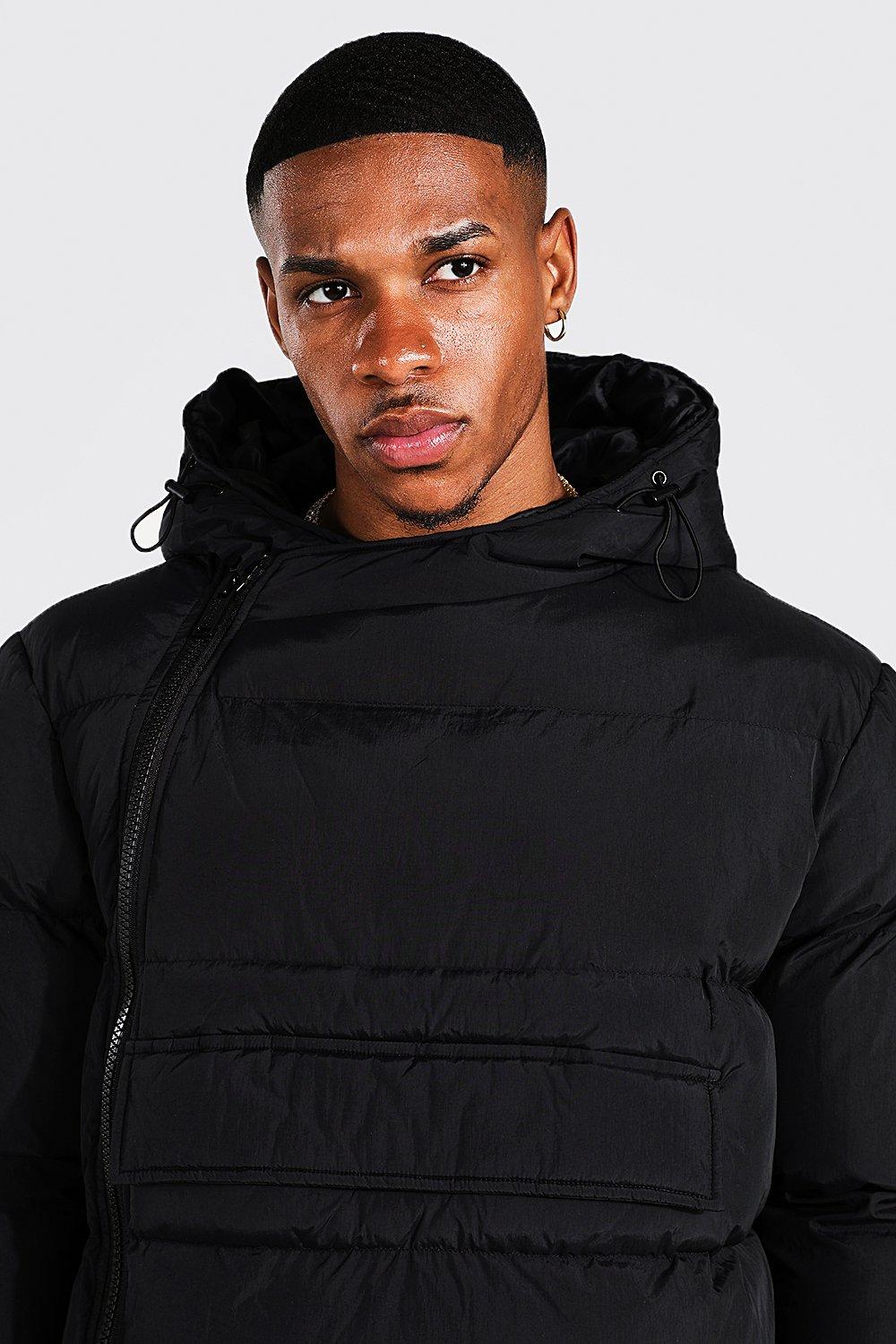 Sideways zipper online jacket