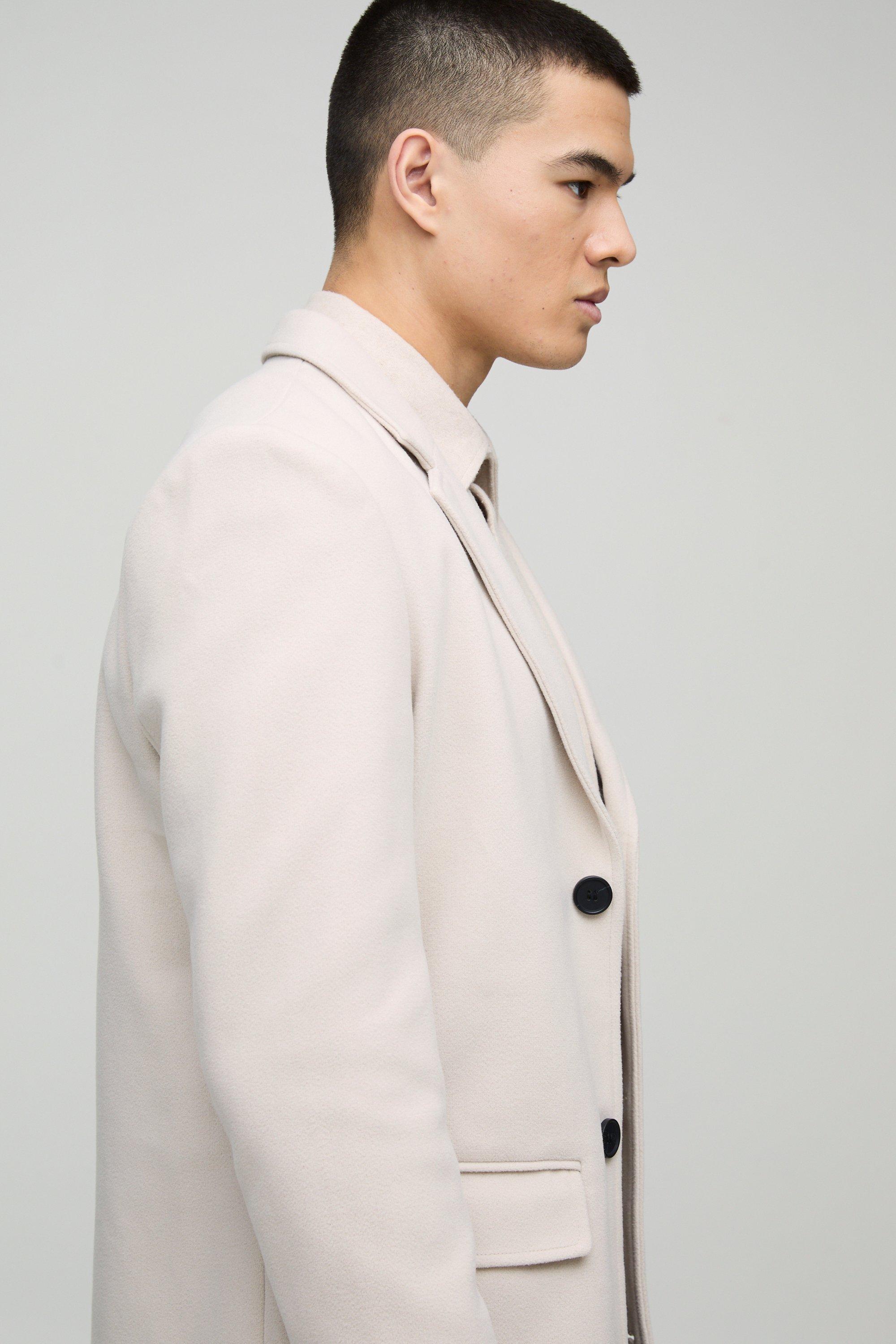 Pardessus homme beige sale