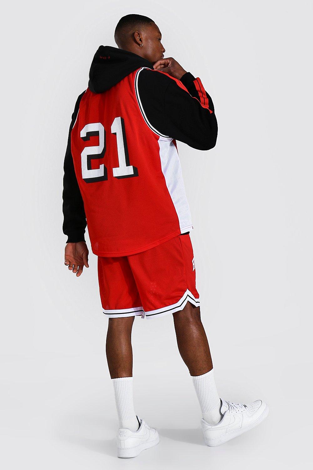 Ensemble basketball oversize Homme