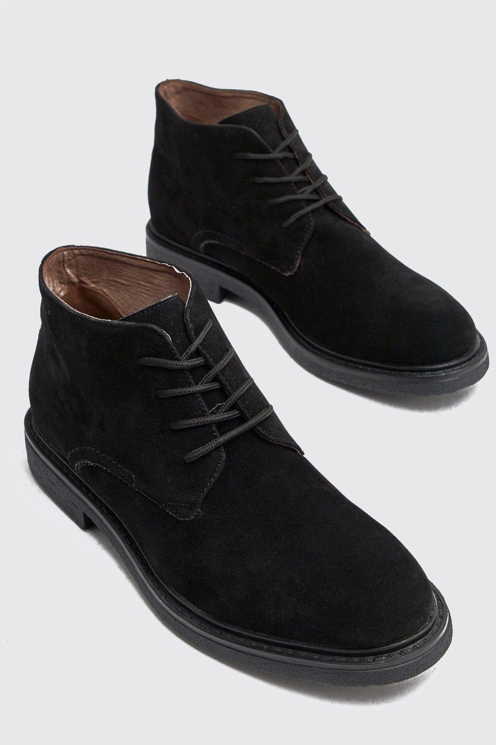 Mens black clearance desert boots uk