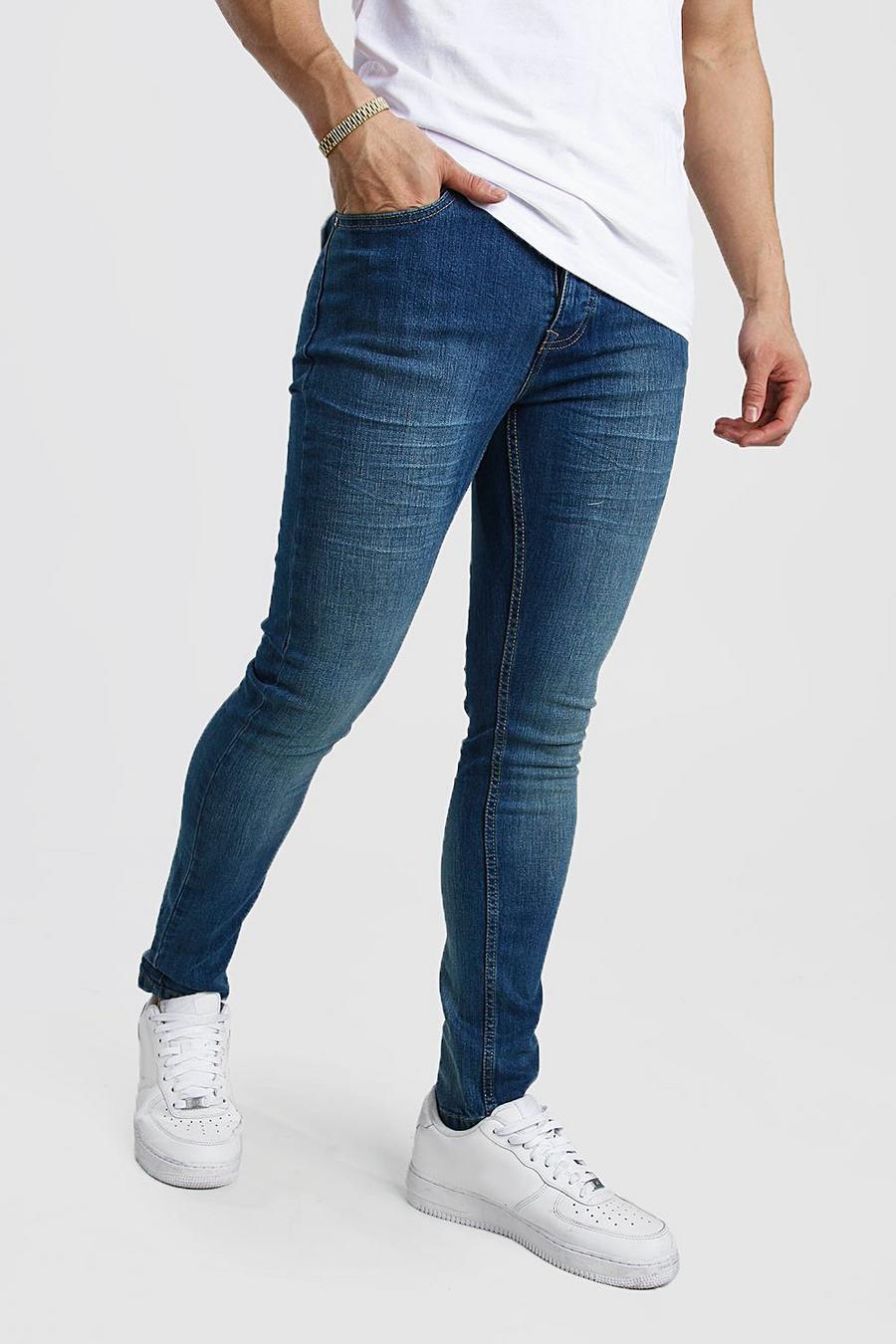 Schmal geschnittene Jeans, Blau image number 1