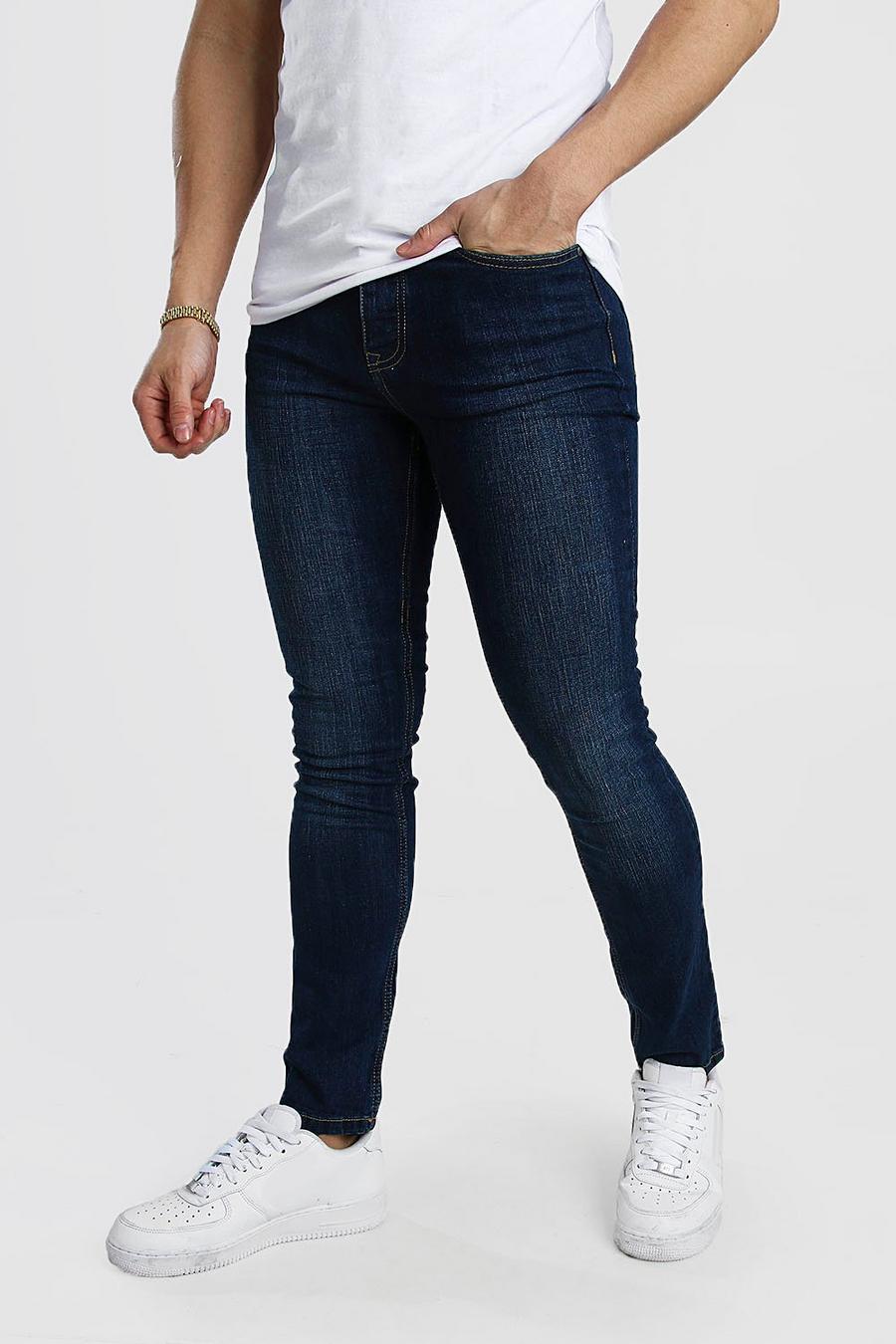 כחול אינדיגו ג'ינס בגזרת סקיני image number 1