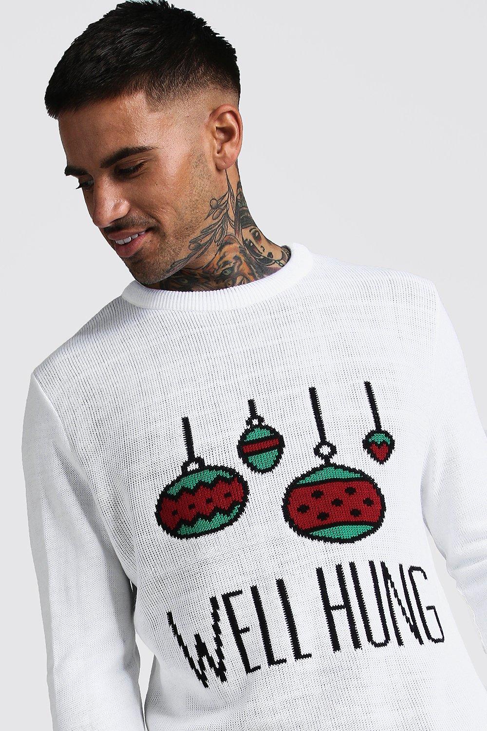 Well Hung Christmas Sweater