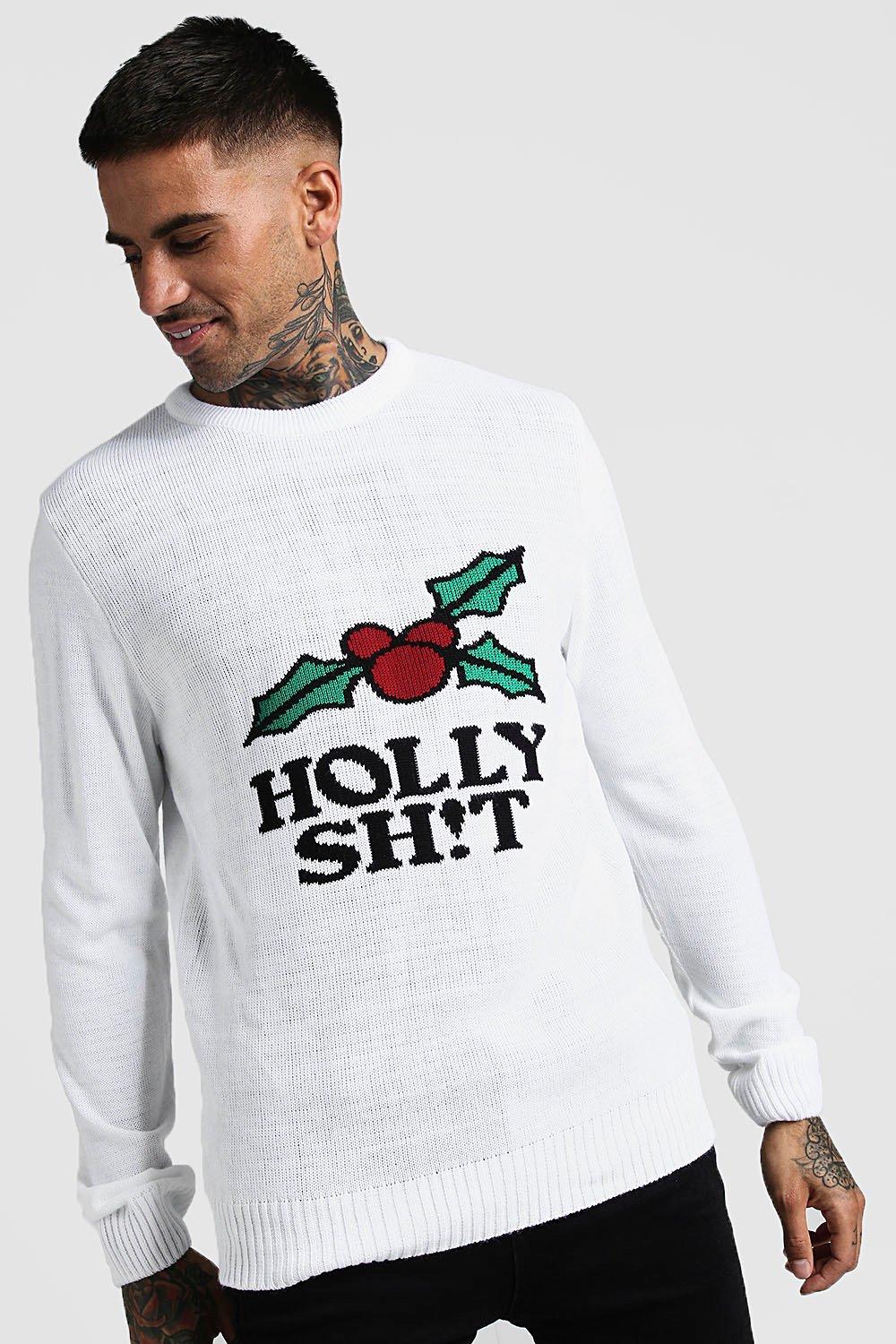 Holly christmas cheap jumper