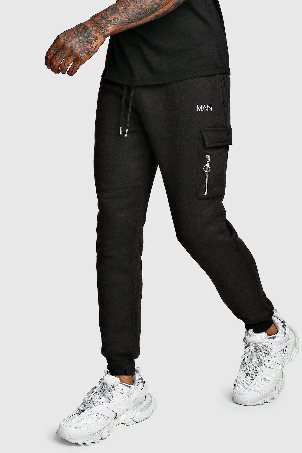 boohoo man cargo joggers