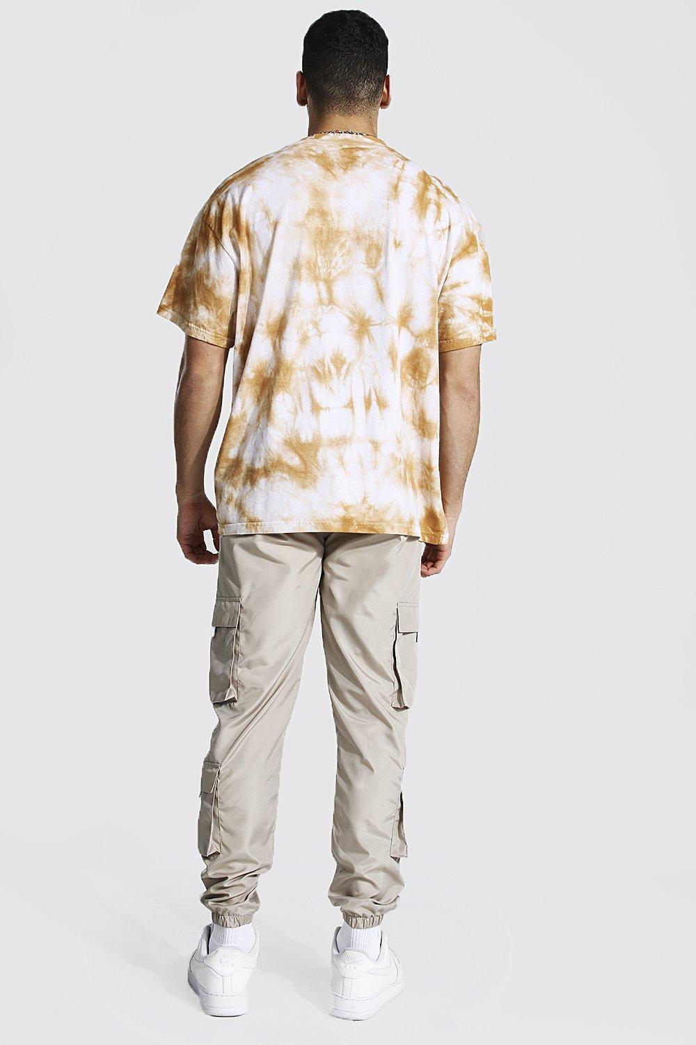 Elastic Waist Slim Official MAN Cargo Jogger | boohoo