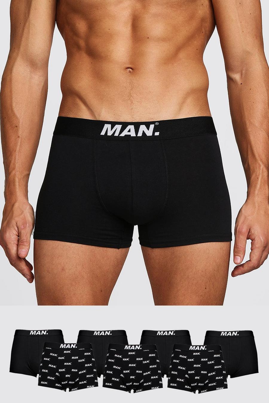7 Pack MAN Dot Mixed Trunk image number 1