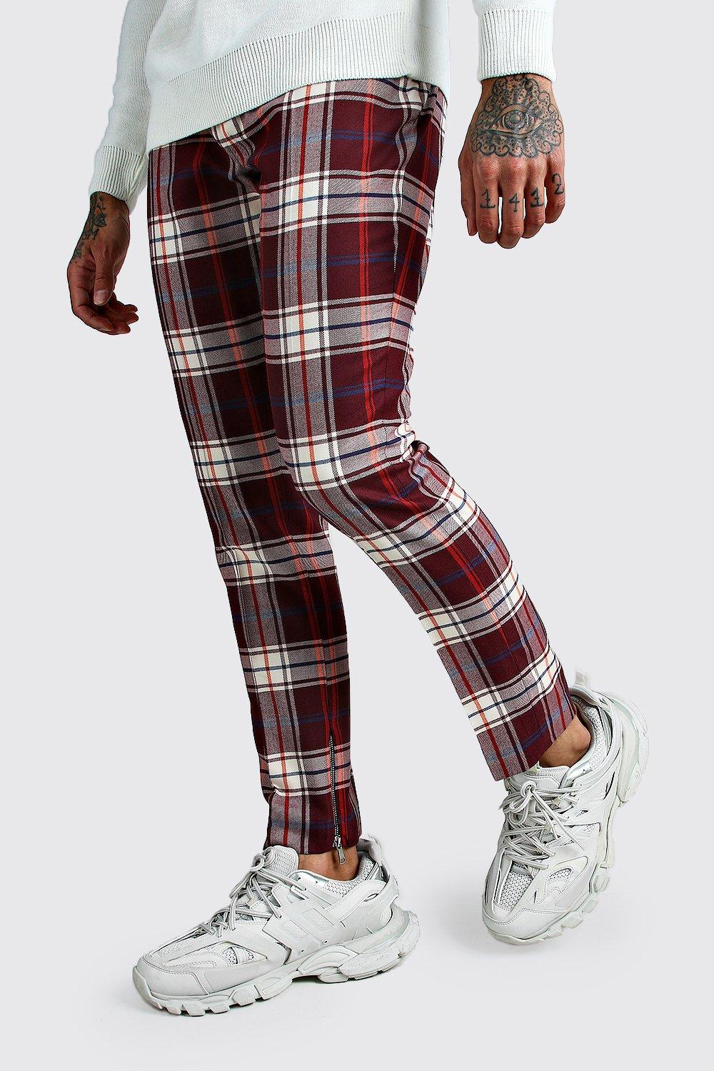 plaid pants mens big and tall