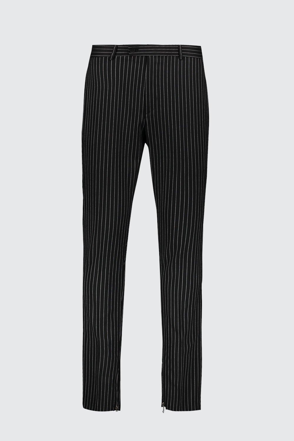 Striped smart trousers hot sale
