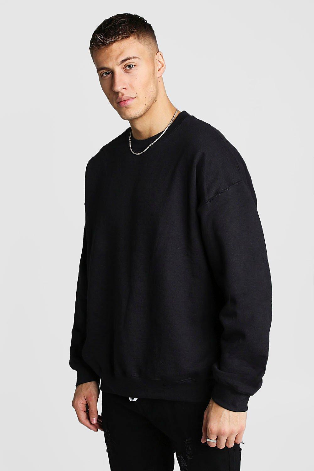 Vulkaan activering zwemmen Oversized Trui Met Rugopdruk | boohoo