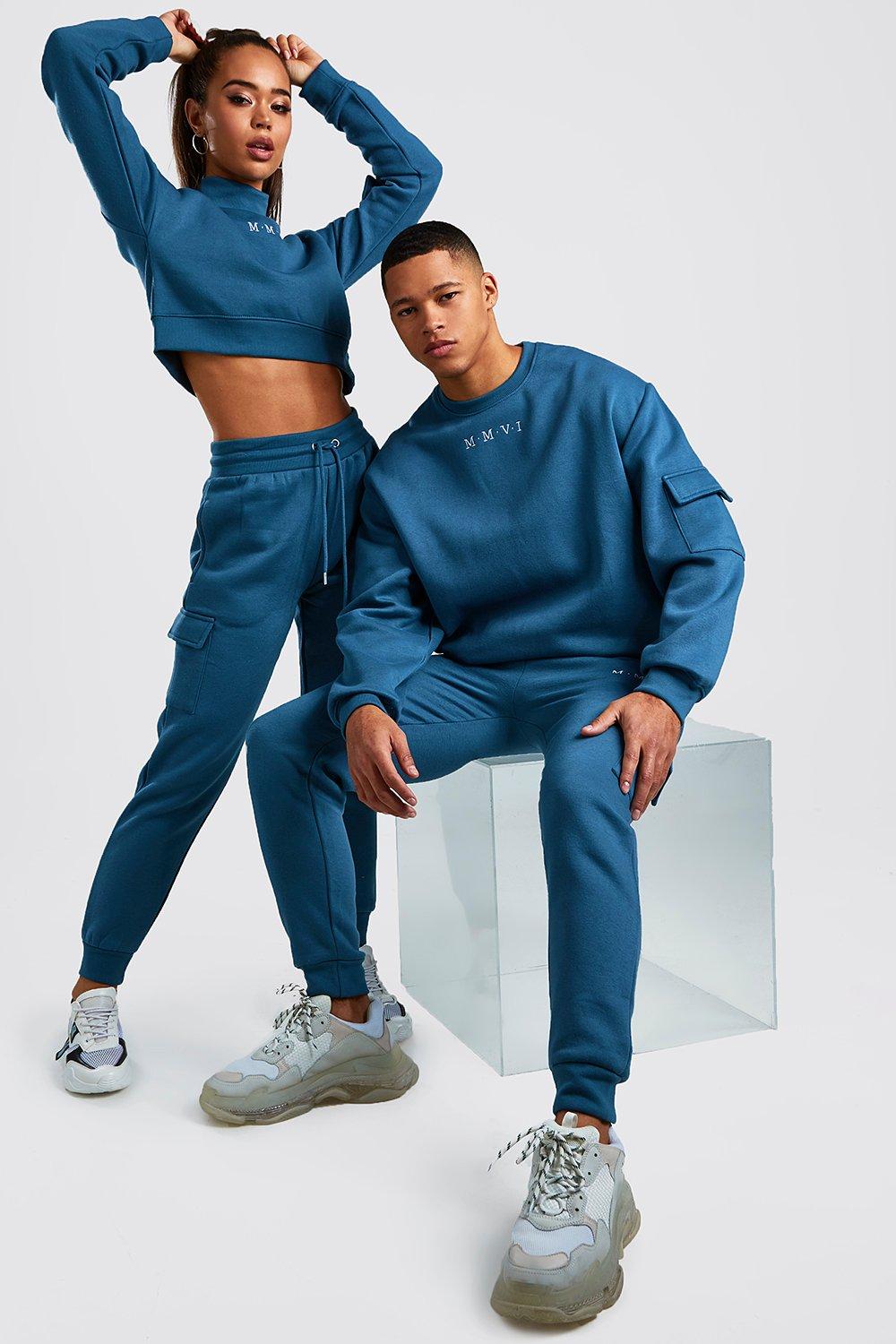 his and hers tracksuits boohoo