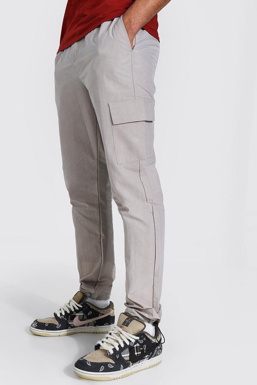 Stone Ofcl Shell Cargo Pants With Bungee Cord image number 1