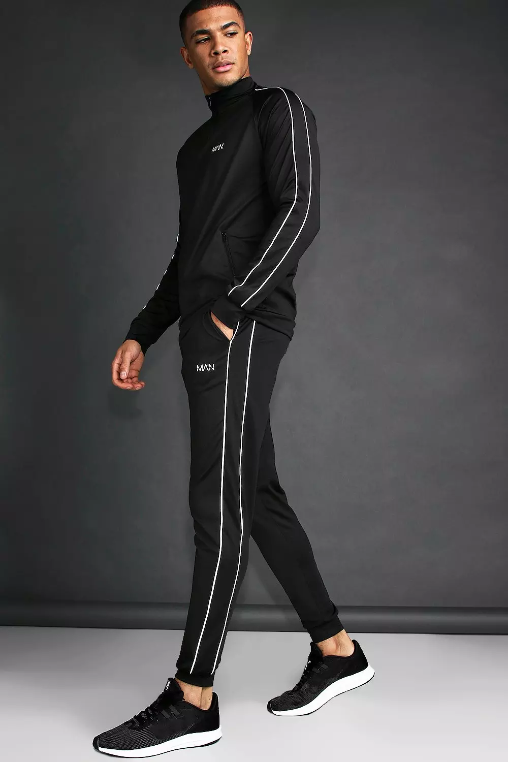 Skinny tracksuit hot sale men