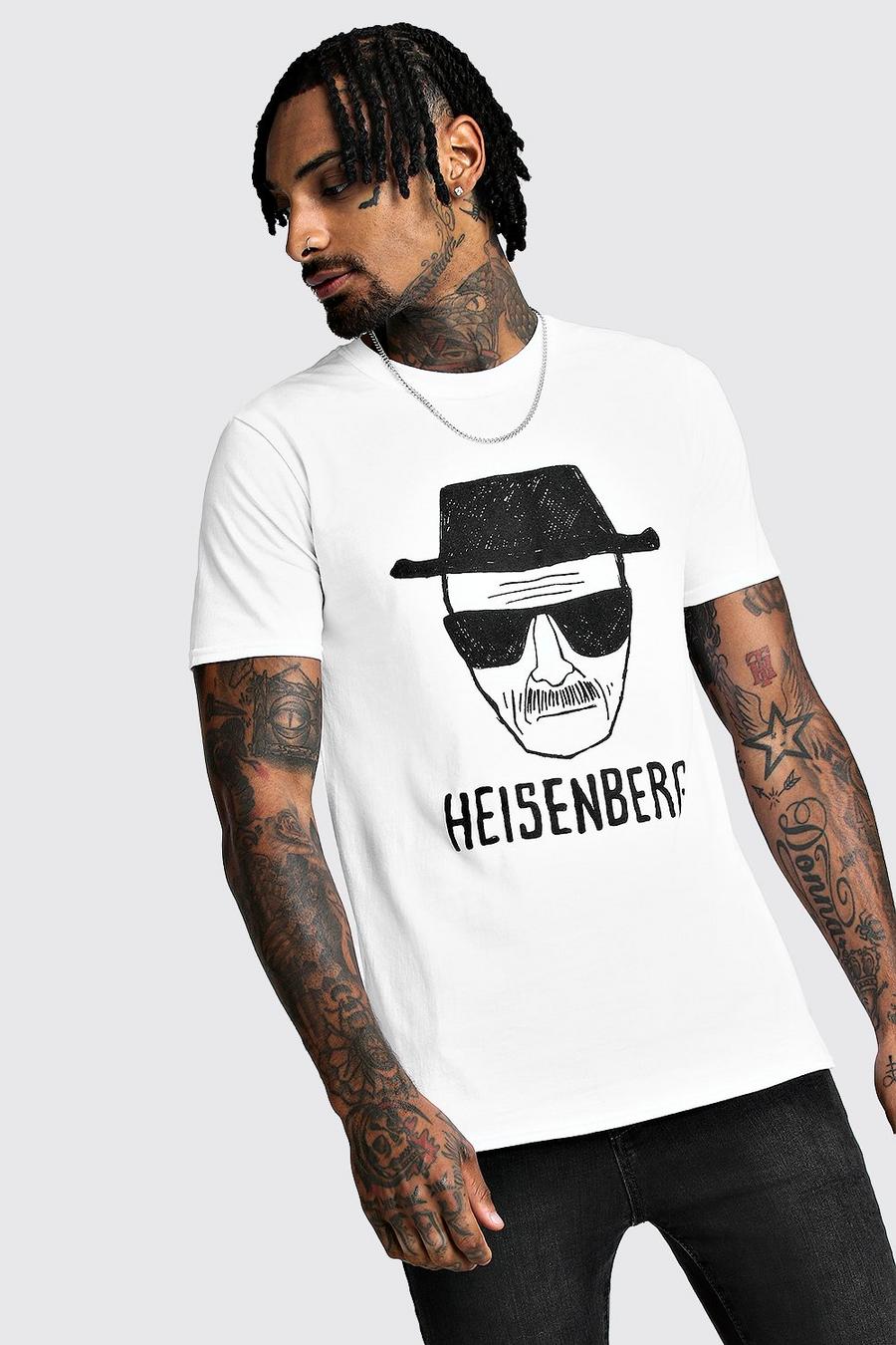 Lizenziertes T-Shirt mit „Breaking Bad Heisenberg“-Print, Weiß image number 1