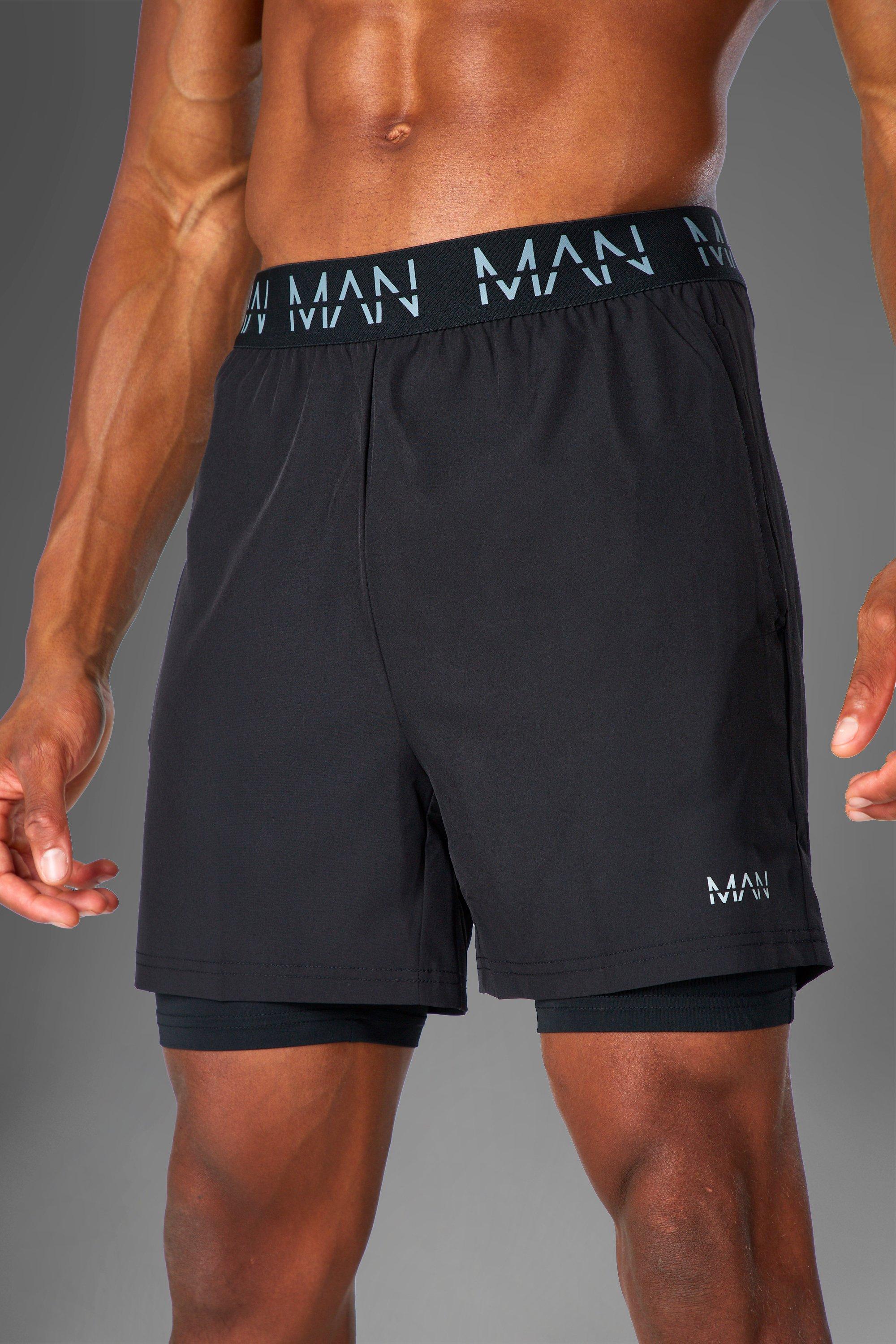 Men's two in hot sale one shorts