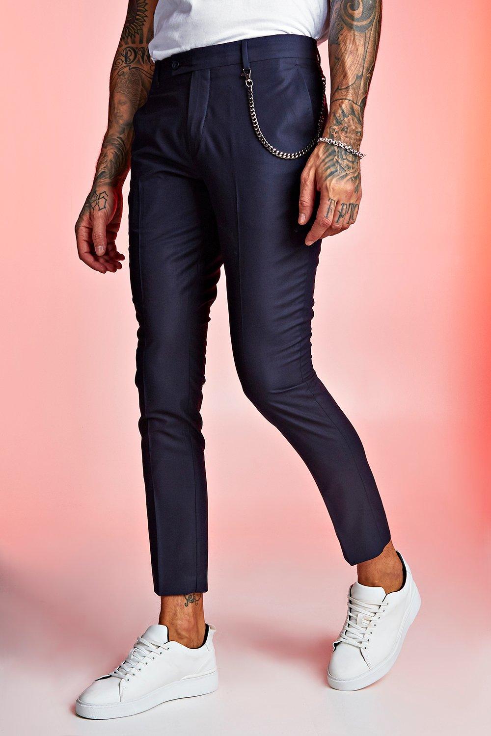 skinny fit smart pants