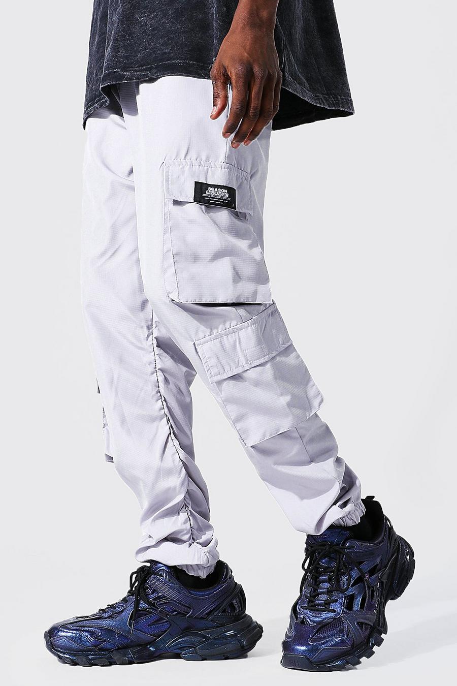 Slate Official Man Ripstop Ruched Cargo Pants image number 1
