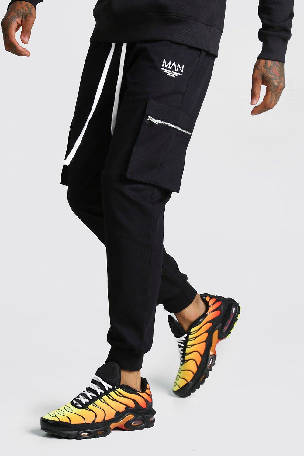 boohoo mens cargo pants