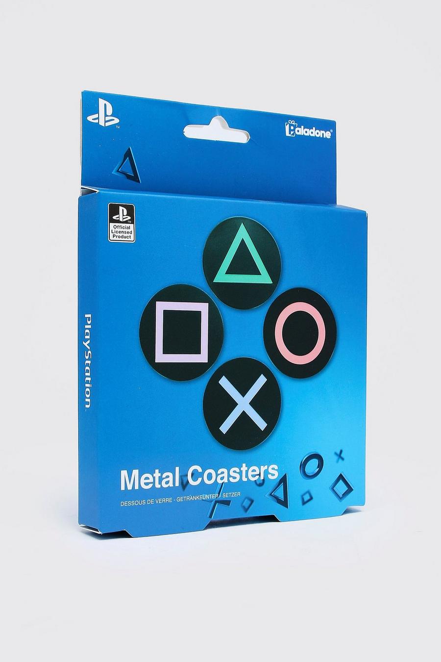 Multi PlayStation License Metal Coasters image number 1