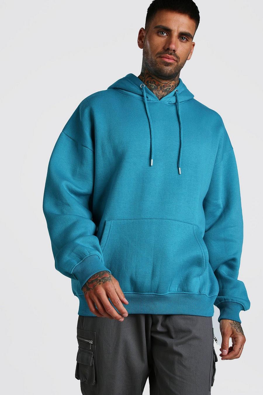 Basic oversize hoodie i fleece image number 1
