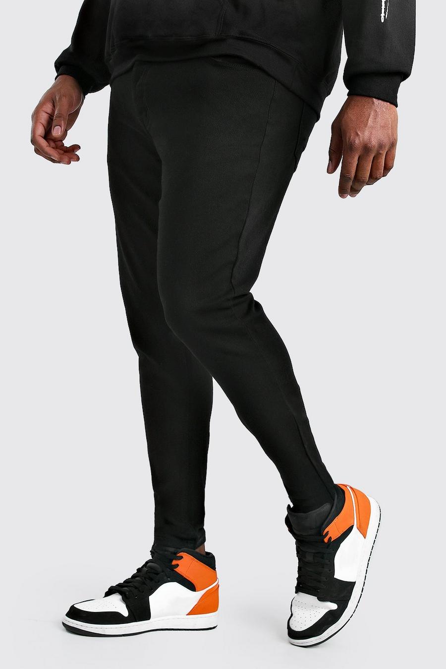 Black svart Plus Size Super Skinny Jeans image number 1