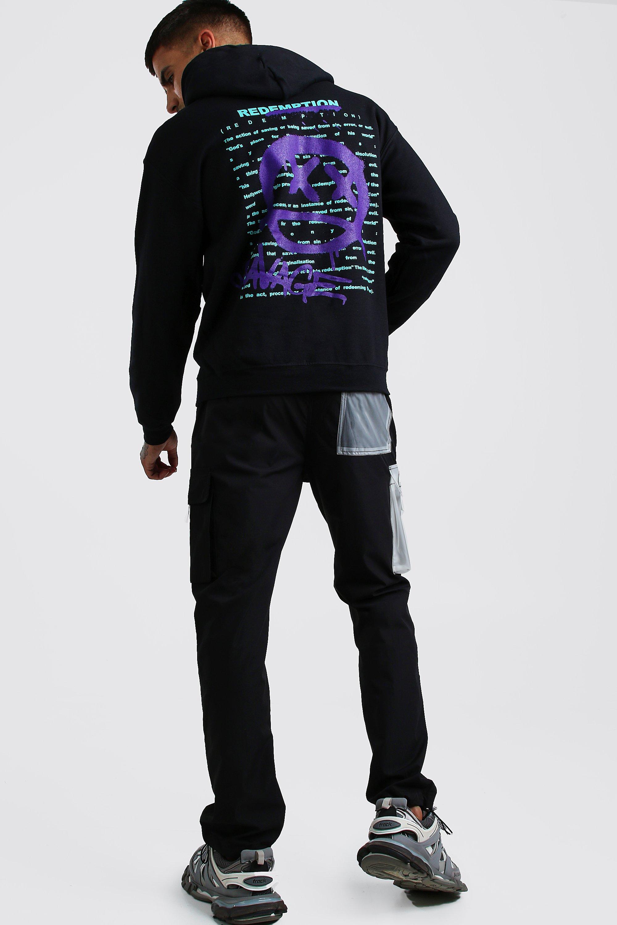 Mens hoodie 2025 with back print