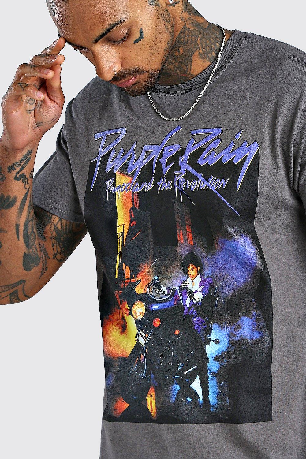 Purple rain best sale t shirt boohoo