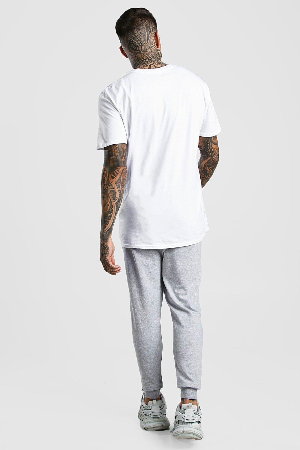 basic grey joggers