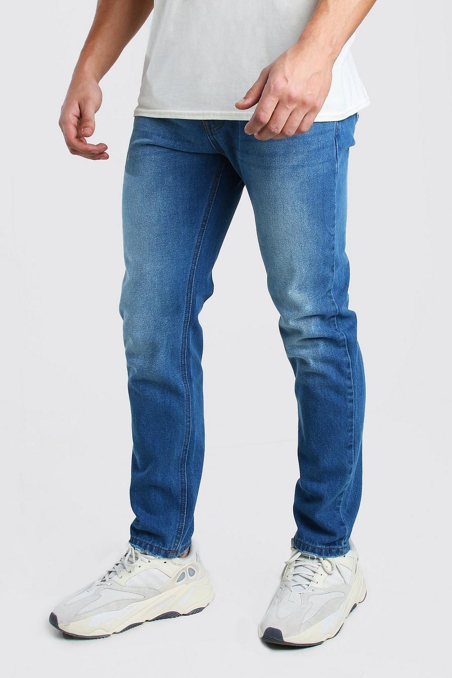Jeans rigidi a vestibilità slim image number 1