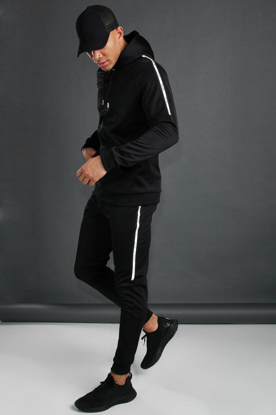 MAN Active Reflective Taped Tracksuit image number 1