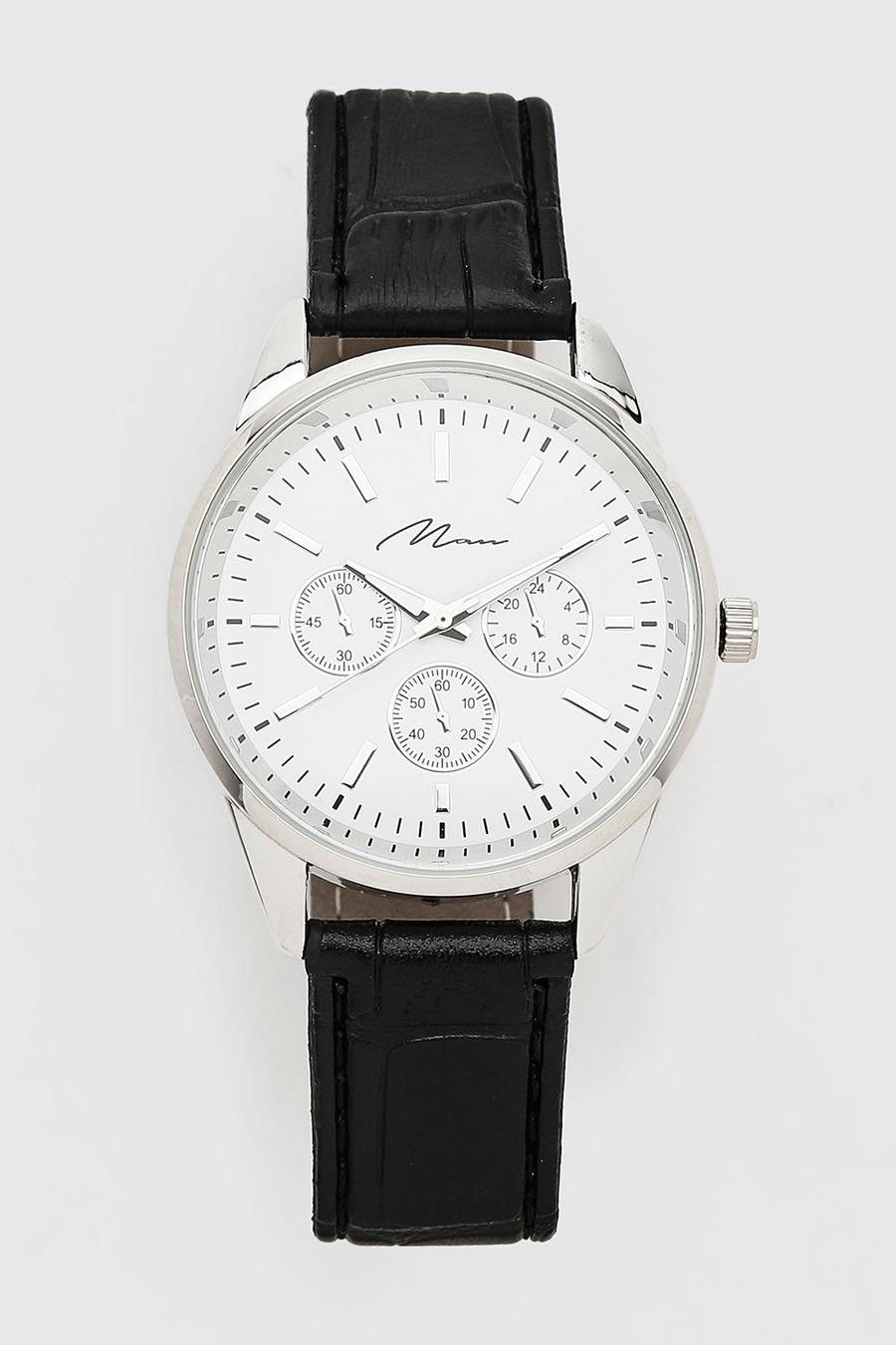 Klassische Armbanduhr mit MAN-Schriftzug image number 1