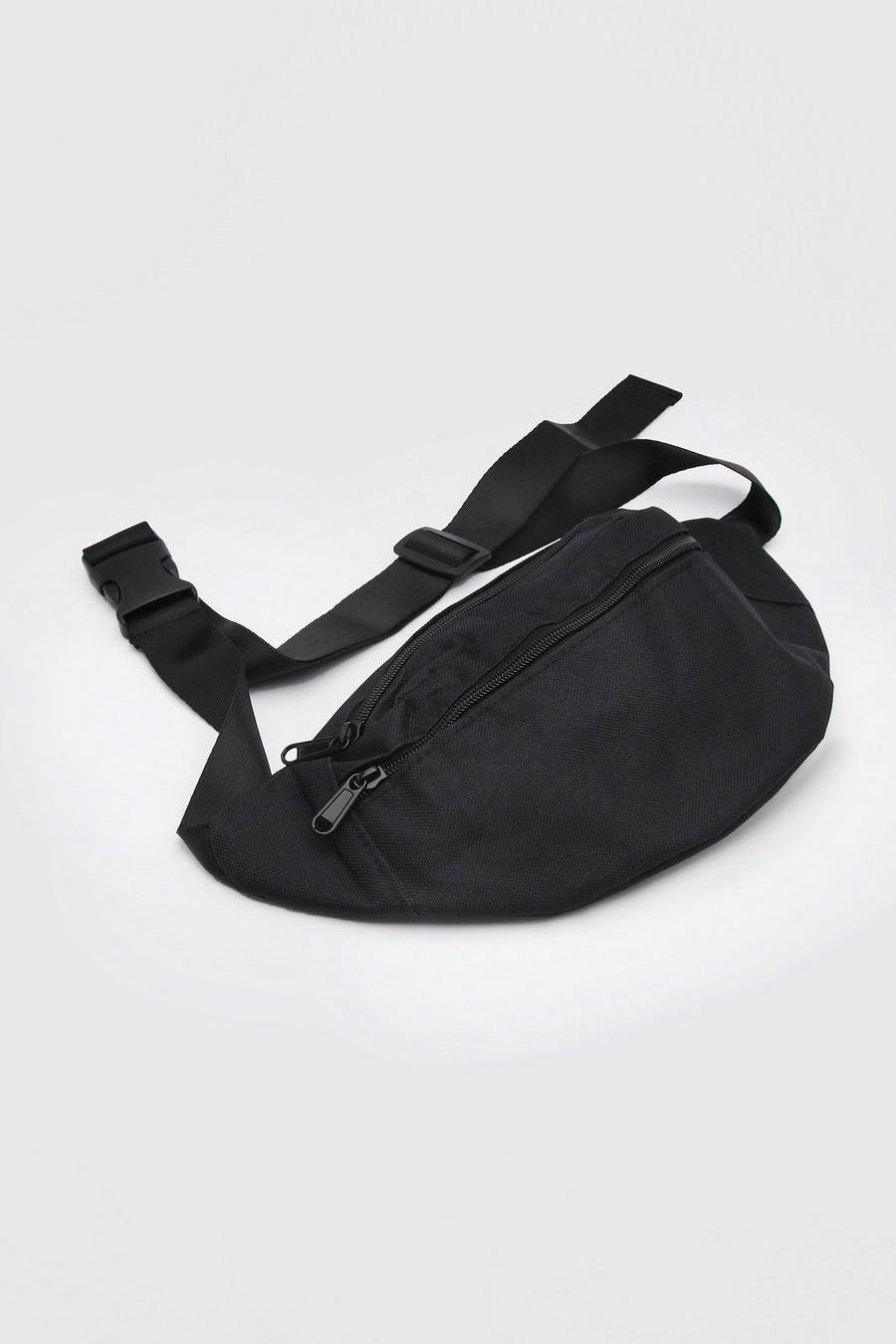 Black Plain Bum Bag image number 1