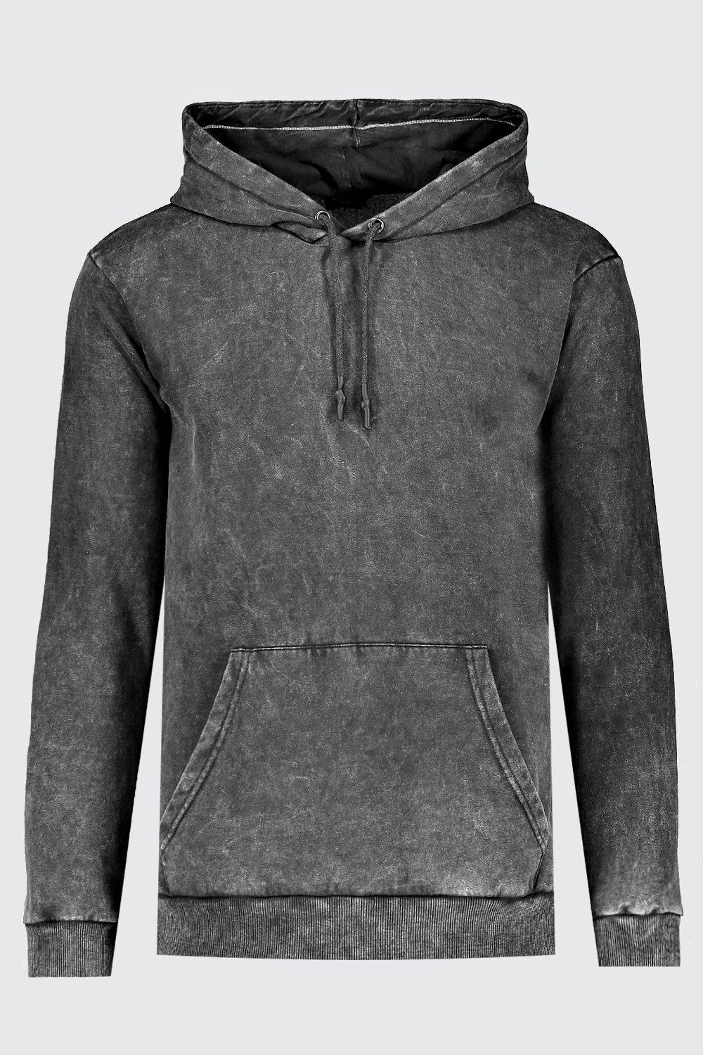 black acid wash sweatshirt
