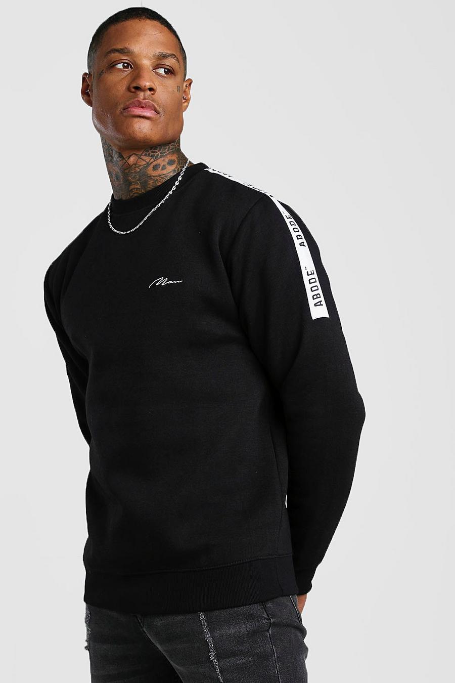 MAN Signature Sweatshirt med kantband image number 1