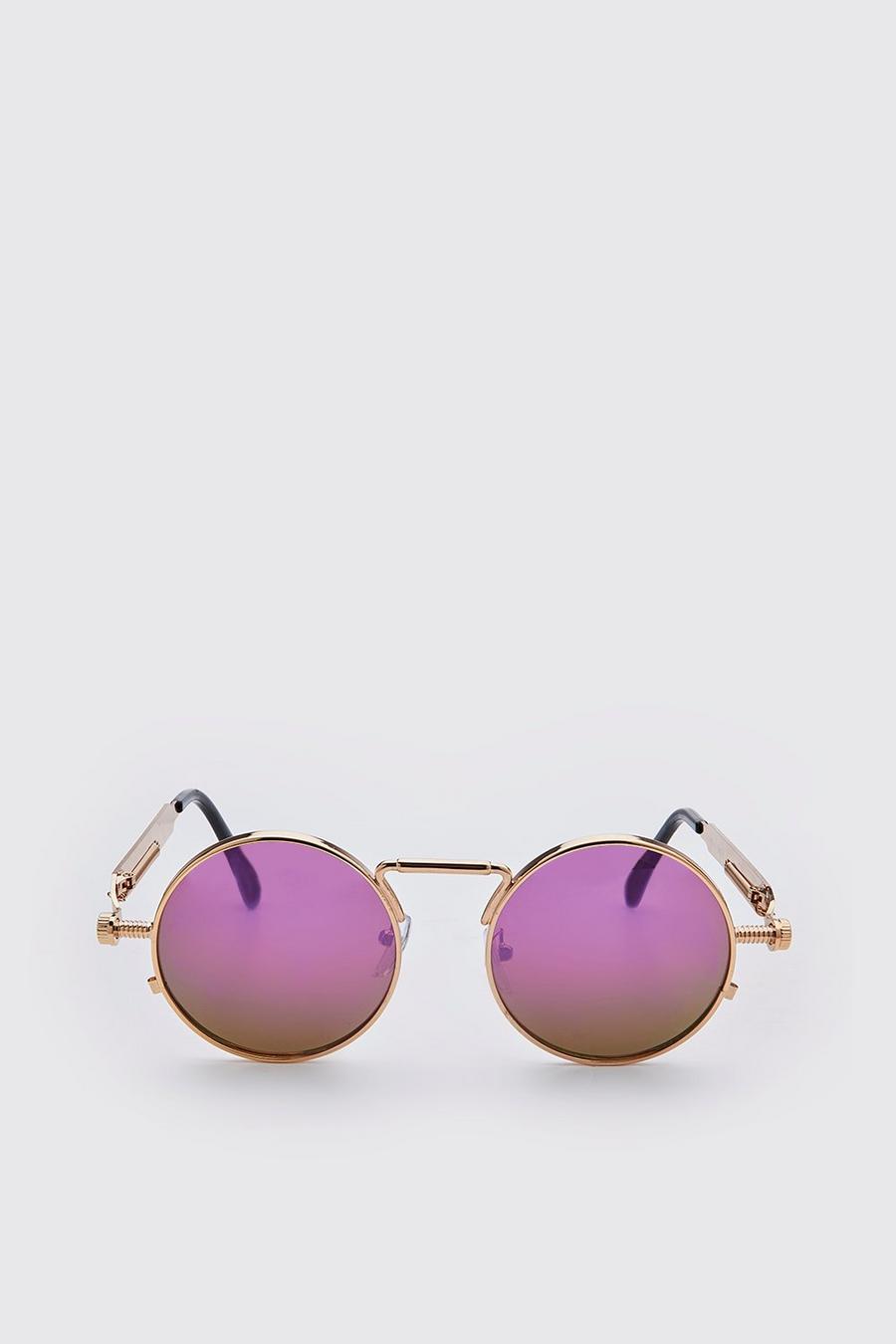 Lilac Screw Edge Vintage Sunglasses image number 1
