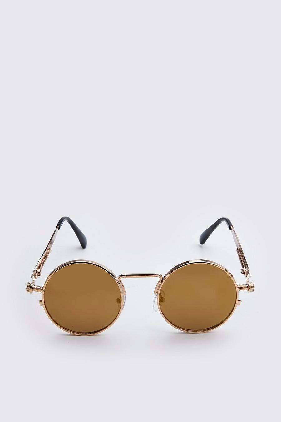 Vintage-Sonnenbrille mit Schraubverschluss, Braun image number 1