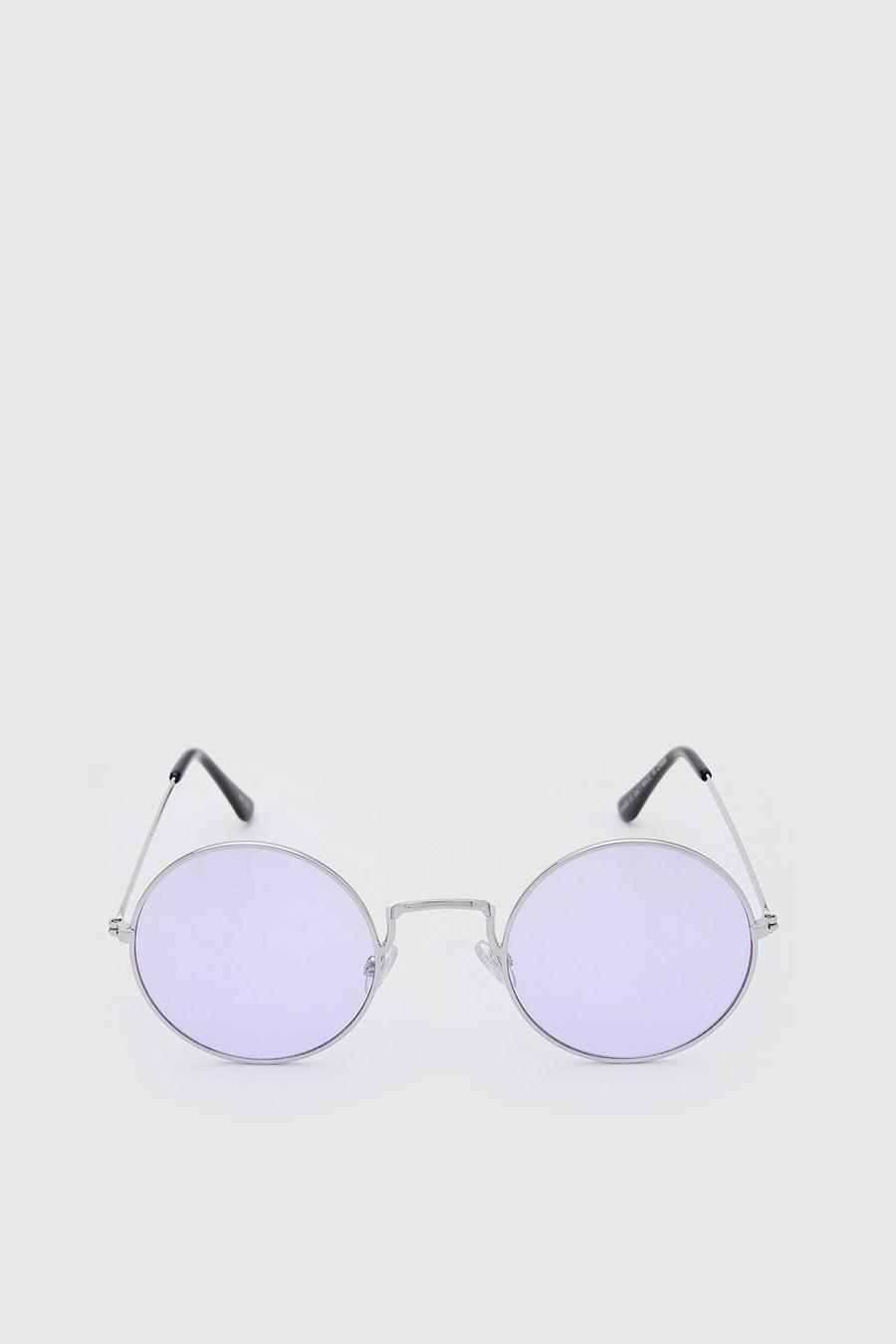 Round Coloured Lens Sunglasses image number 1