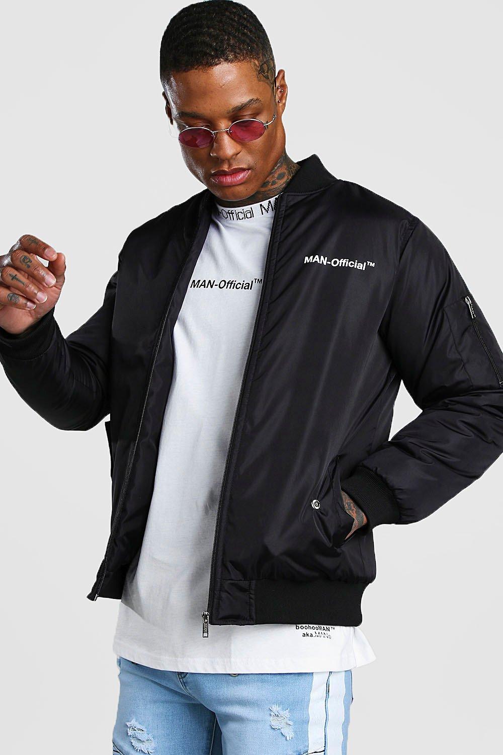 Boohoo man bomber jacket sale