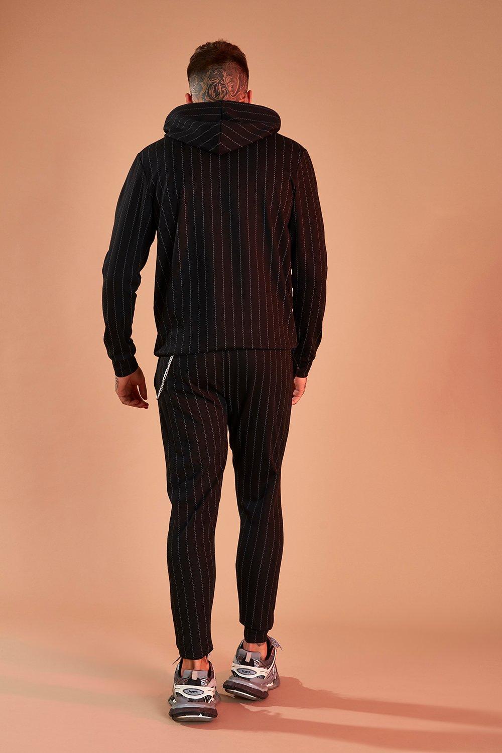 Pinstripe tracksuit best sale