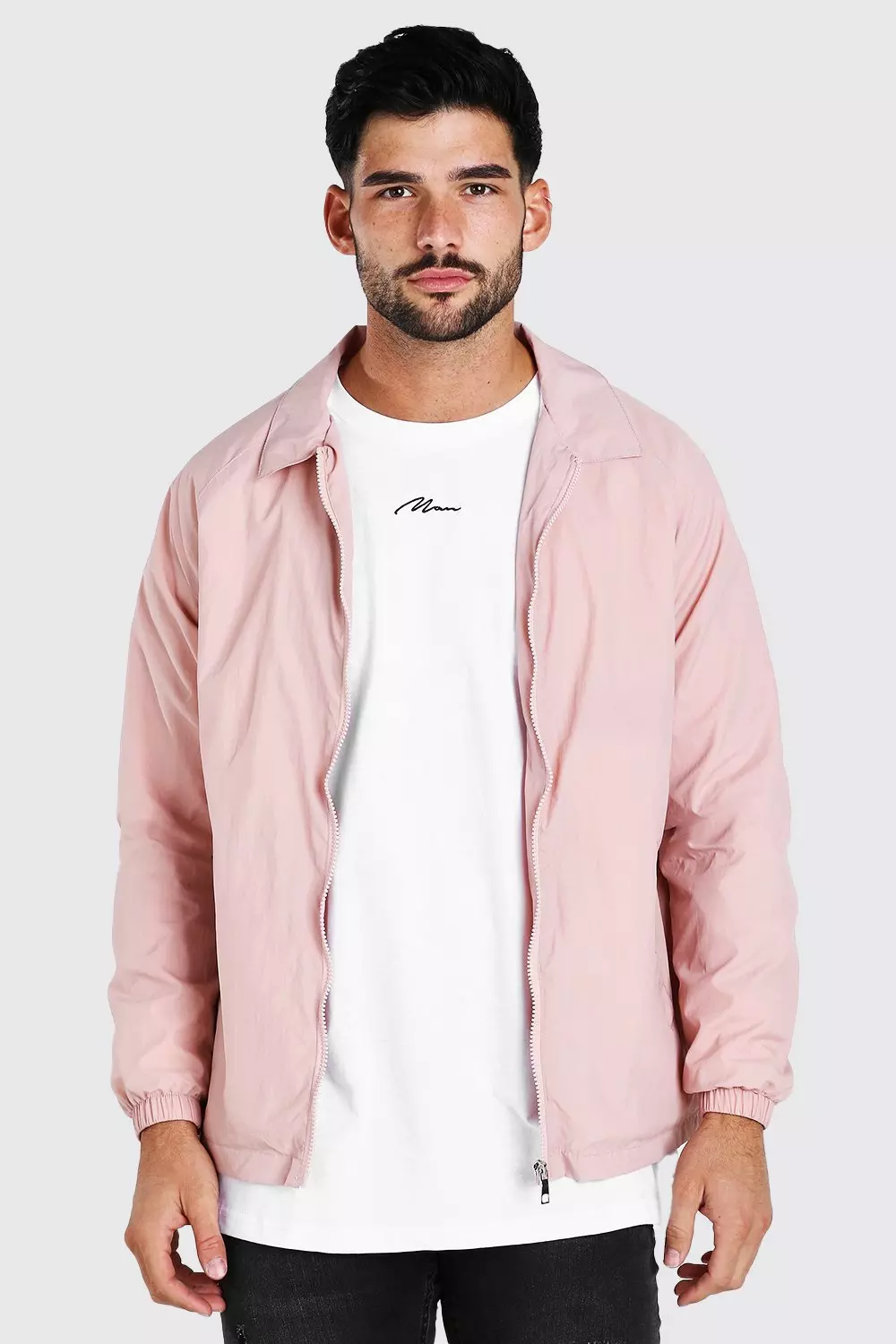 Nylon harrington outlet jacket