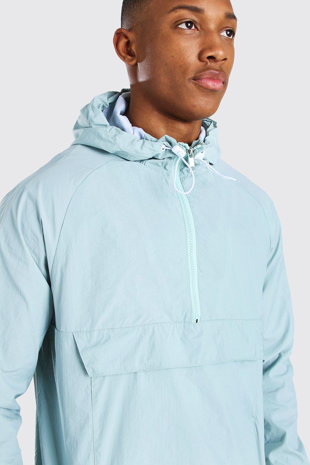 Nylon Overhead Front Pocket Jacket